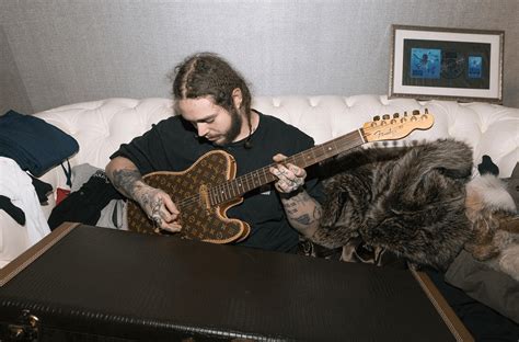 post malone louis vuitton telecaster